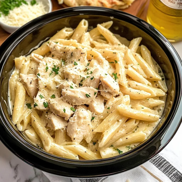 Crockpot Olive Garden Chicken Pasta
