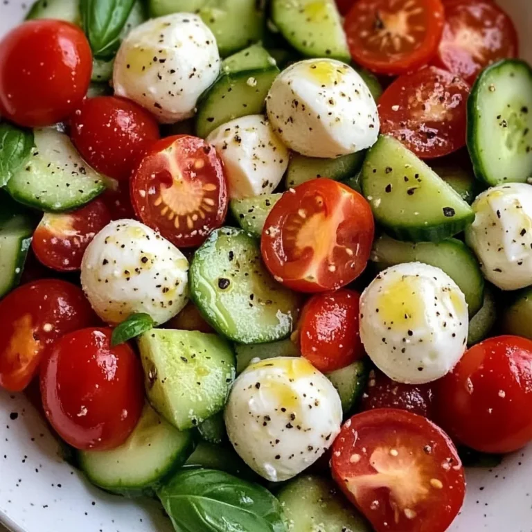 Cucumber Mozzarella Salad