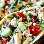 Easy Greek Tzatziki Chicken Salad