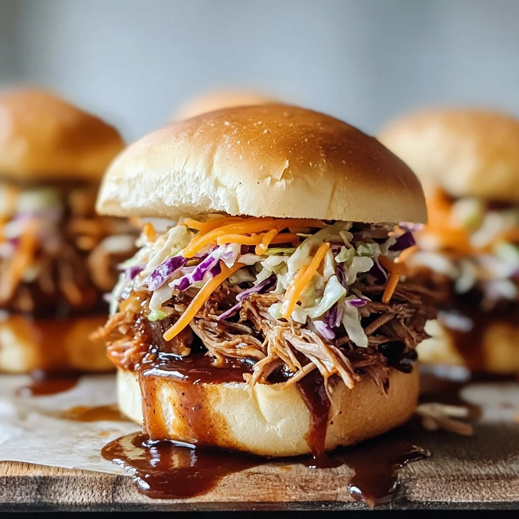 Easy Pulled Pork Sliders
