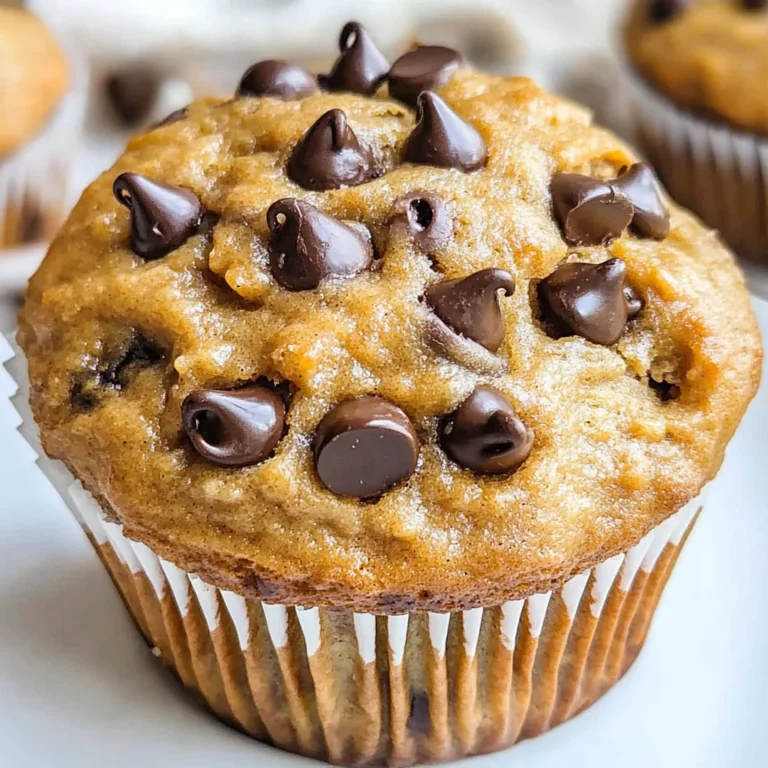 Flourless Peanut Butter Banana Muffins