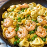 Garlic Shrimp Tortellini Toss