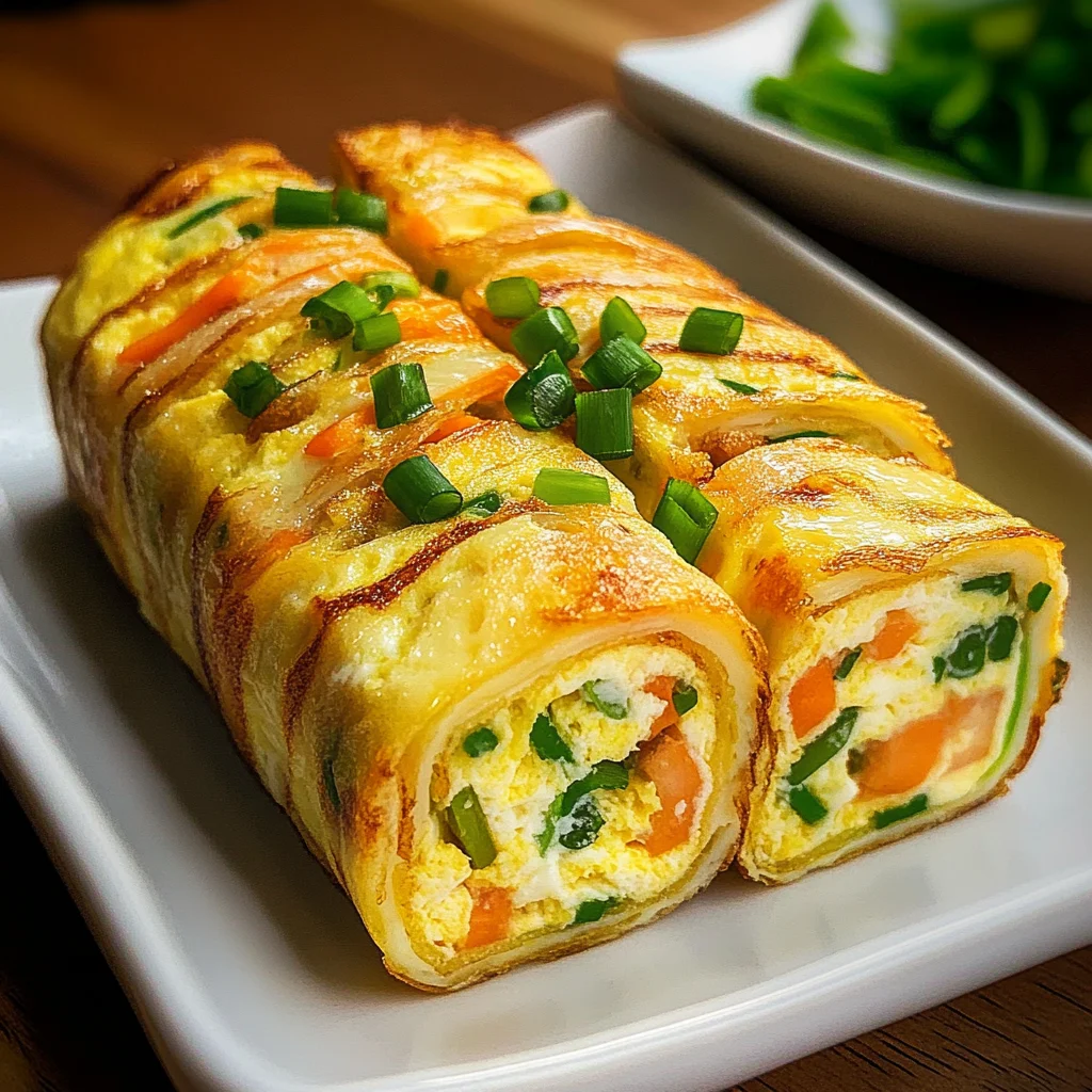 Gyeran Mari (Korean Rolled Omelette)