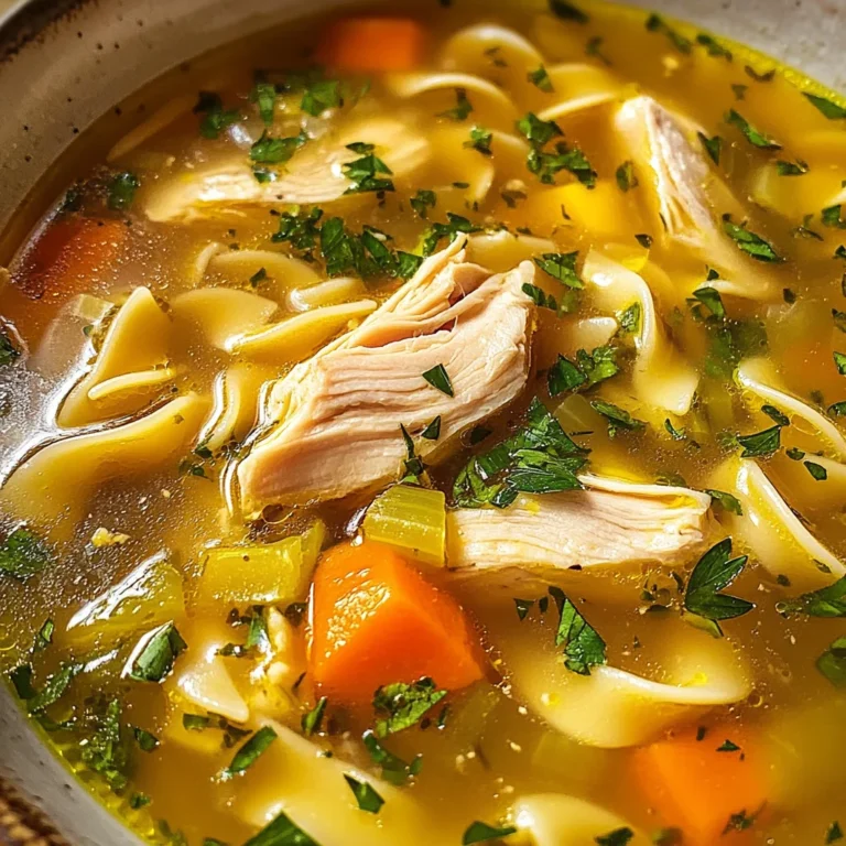Homemade Chicken Noodle Soup