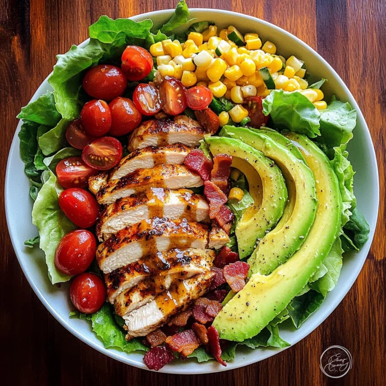 Honey Mustard Chicken Salad With Bacon & Avocado