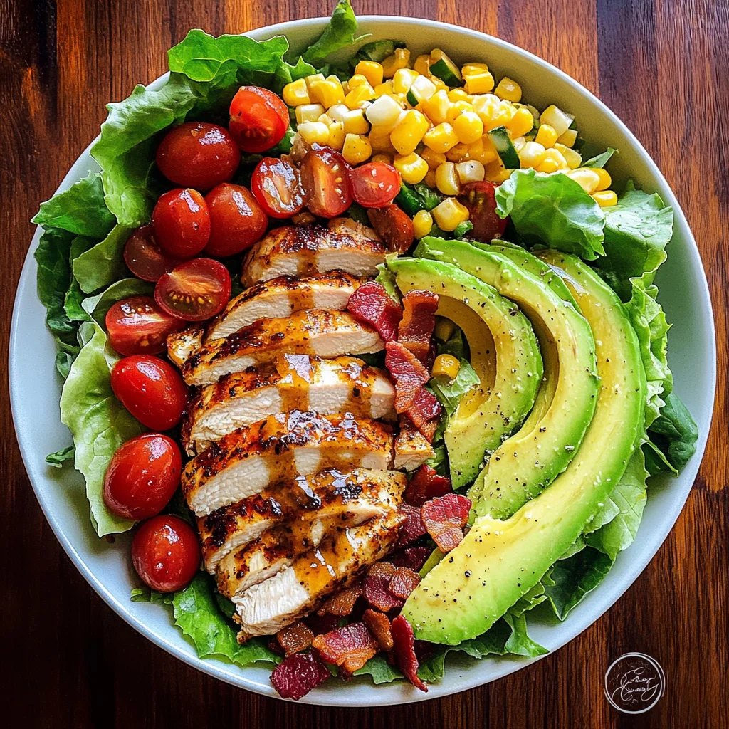 Honey Mustard Chicken Salad With Bacon & Avocado