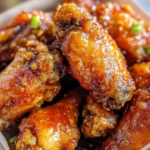 Hot Honey Peach Wings