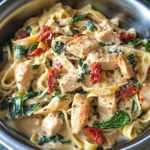 Instant Pot Creamy Tuscan Chicken Pasta