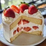 Japanese Strawberry Sponge Cake (Strawberry Shortcake)