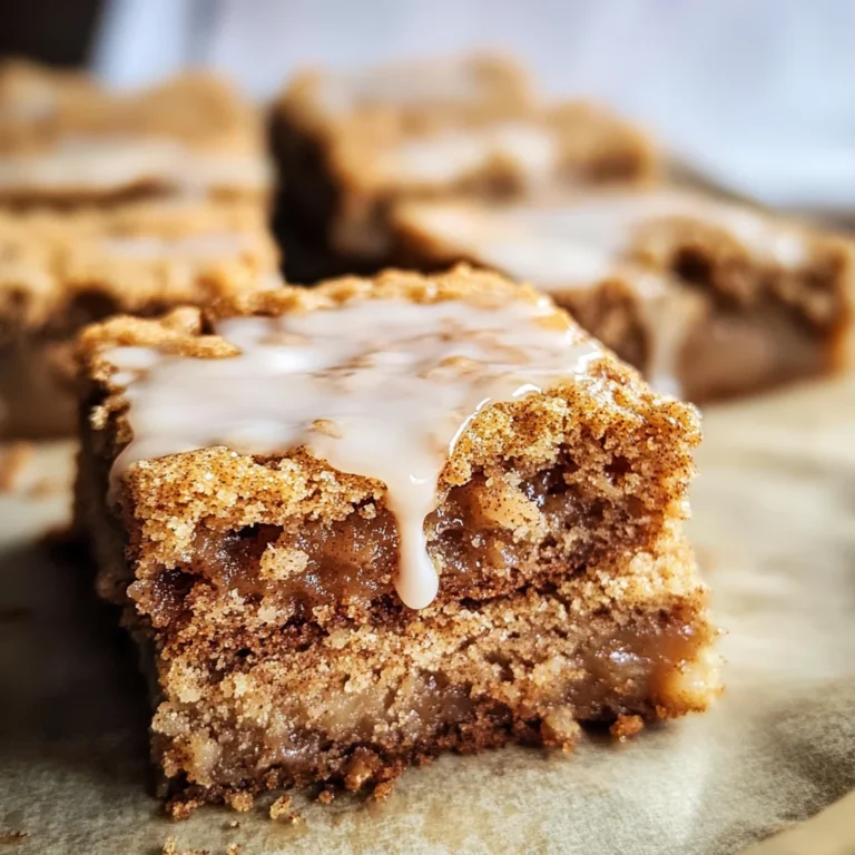 Melt-in-Your-Mouth Cinnamon Sugar Blondies