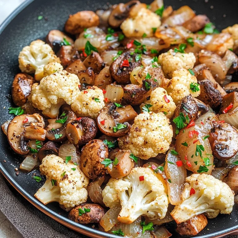 Mushroom Cauliflower Skillet