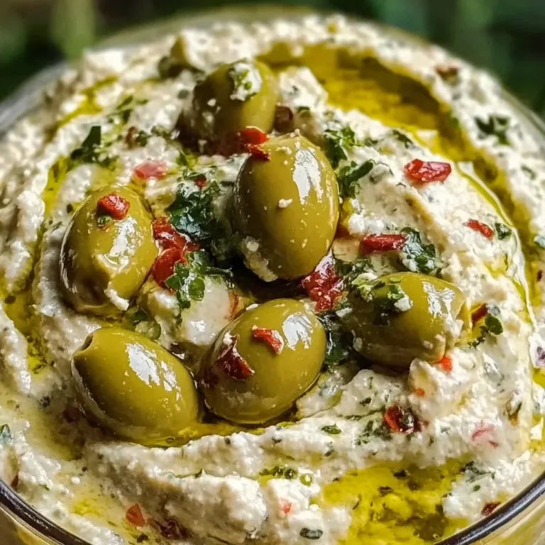 Olive Lovers’ Dream Dip – Creamy Feta & Green Olive Spread