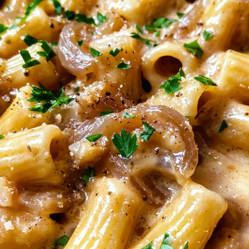 One Pot French Onion Pasta