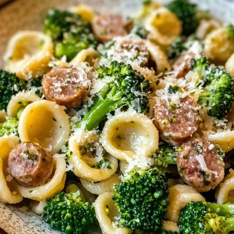 Orecchiette with Sausage and Broccoli: A Weeknight Wonder