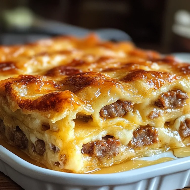 Pancake Sausage Casserole