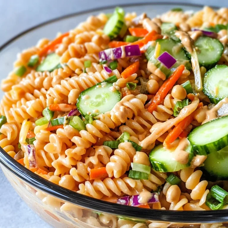 Protein Packed Thai Pasta Salad