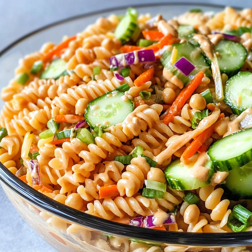 Protein Packed Thai Pasta Salad