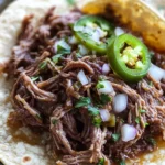 Slow Cooker Shredded Beef Tacos