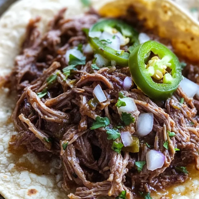 Slow Cooker Shredded Beef Tacos