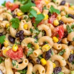 Southwest Pasta Salad with Chipotle Dressing (Vegan!)