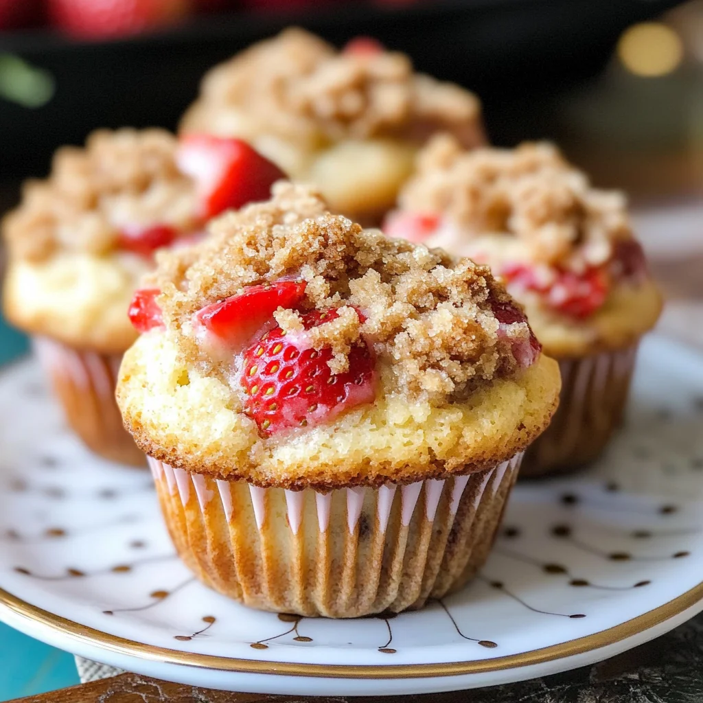Strawberry Cheesecake Muffins