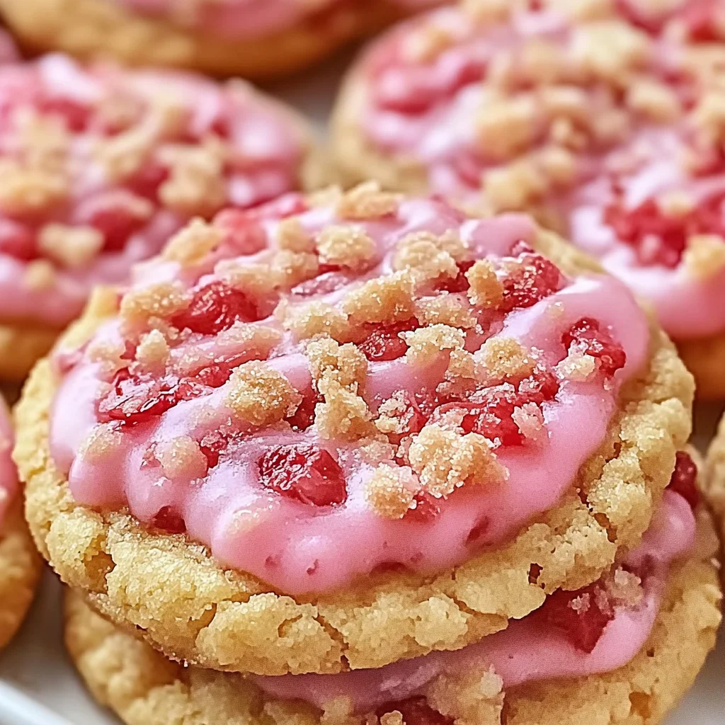 Strawberry Crunch Cookies