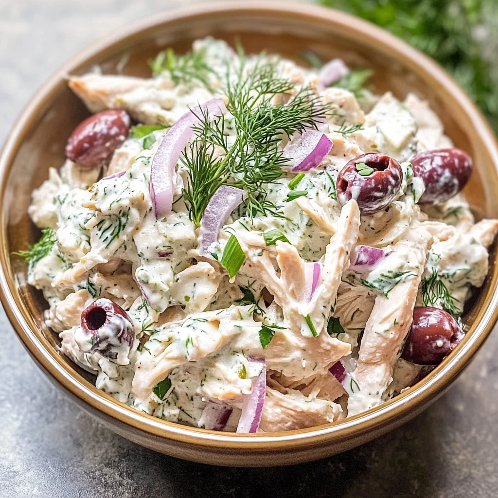 Tzatziki Chicken Salad