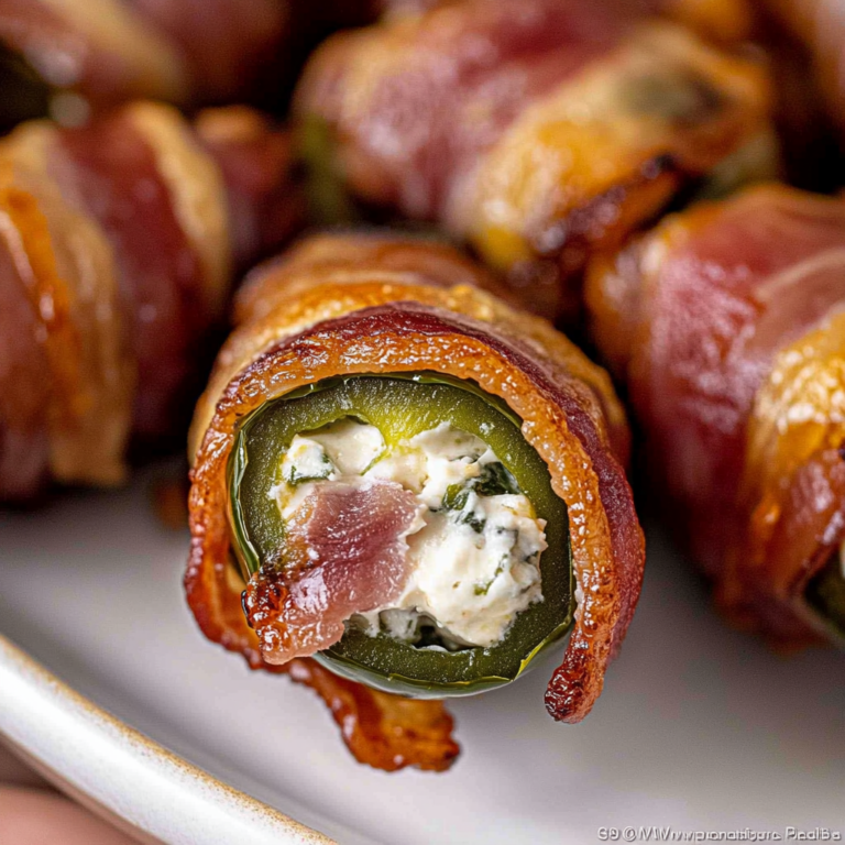Bacon Wrapped Jalapeno Poppers