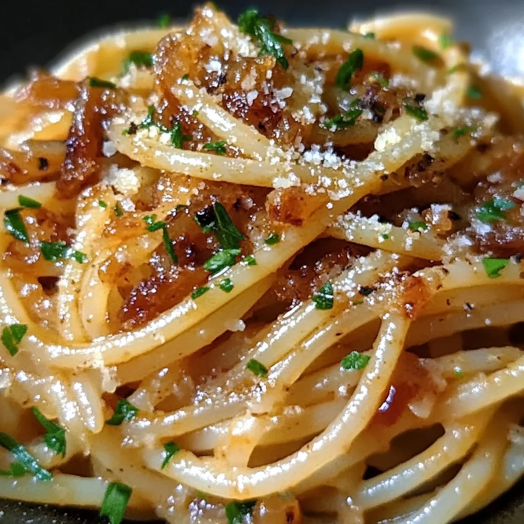 Caramelized Onion Pasta with Chili Oil: A Sweet and Spicy Flavor Bomb