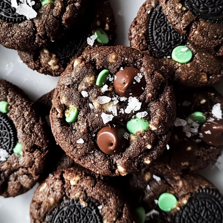 Chocolate Mint Oreo Cookies