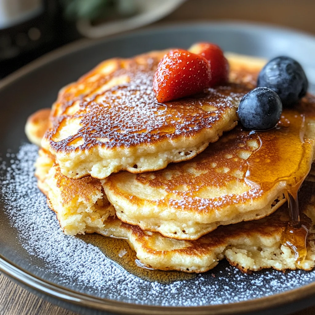 Cottage Cheese Pancakes