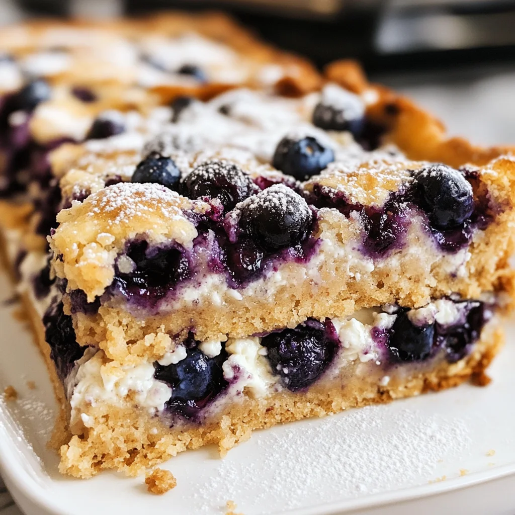 Easy Blueberry Cottage Cheese Bake