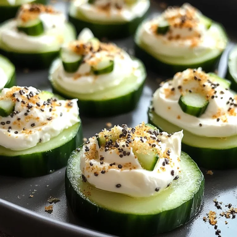 Everything Bagel Cucumber Bites