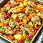 Hawaiian Chicken Sheet Pan Meal (Whole30, Paleo, Low Carb)