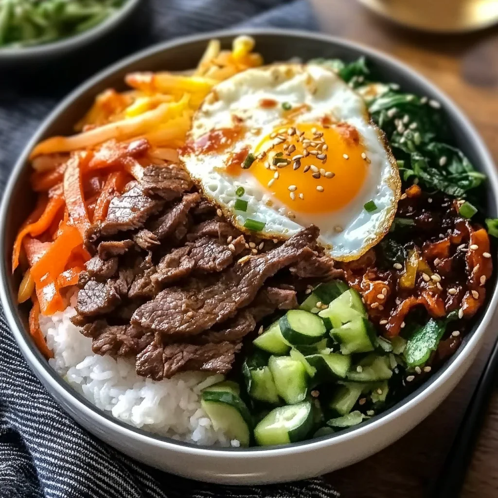 Korean Beef Bibimbap Bowl