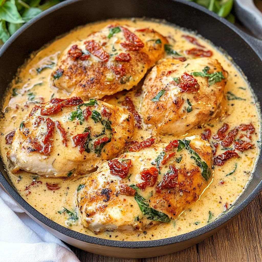 Marry Me Chicken (In a Sun-Dried Tomato Cream Sauce)