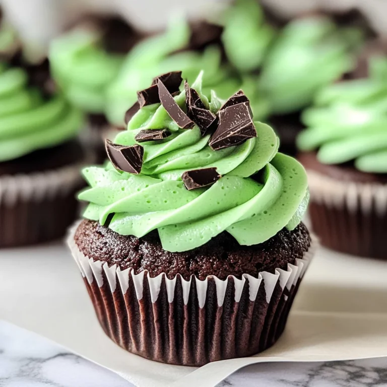 Mint Chocolate Cupcakes