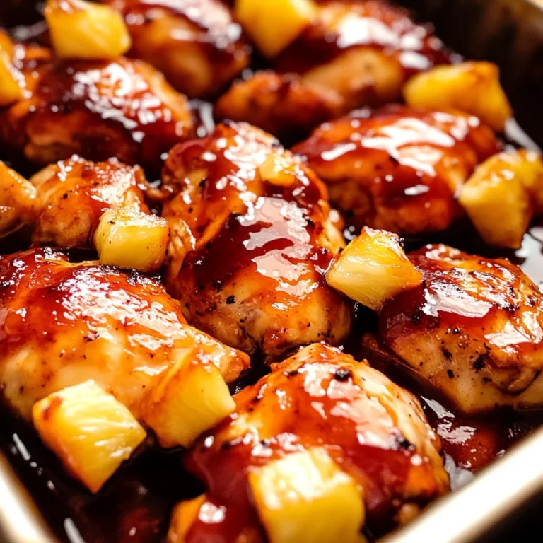 Pineapple Barbecue Chicken