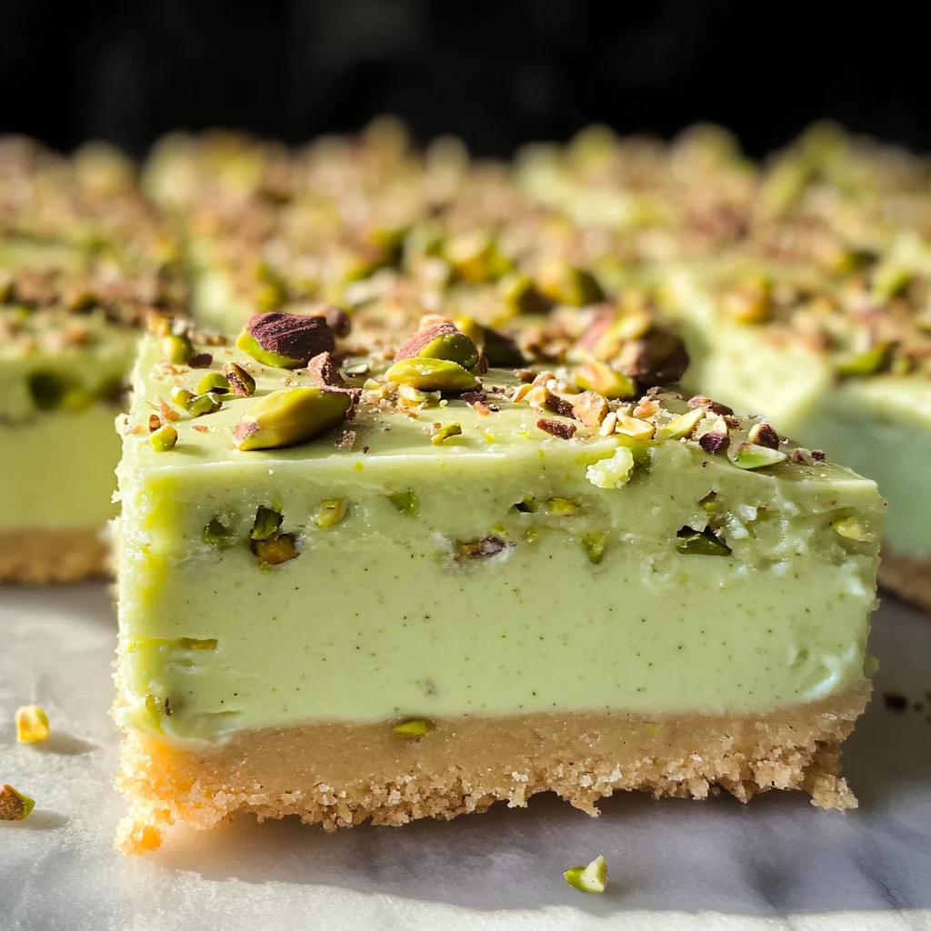 Pistachio Cream Bars