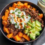 Viral Cottage Cheese Sweet Potato Bowl
