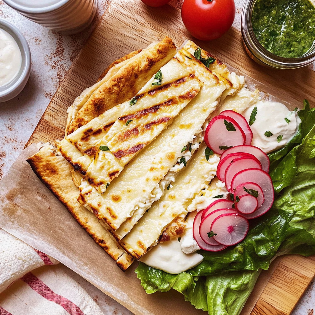 Cottage cheese flatbread