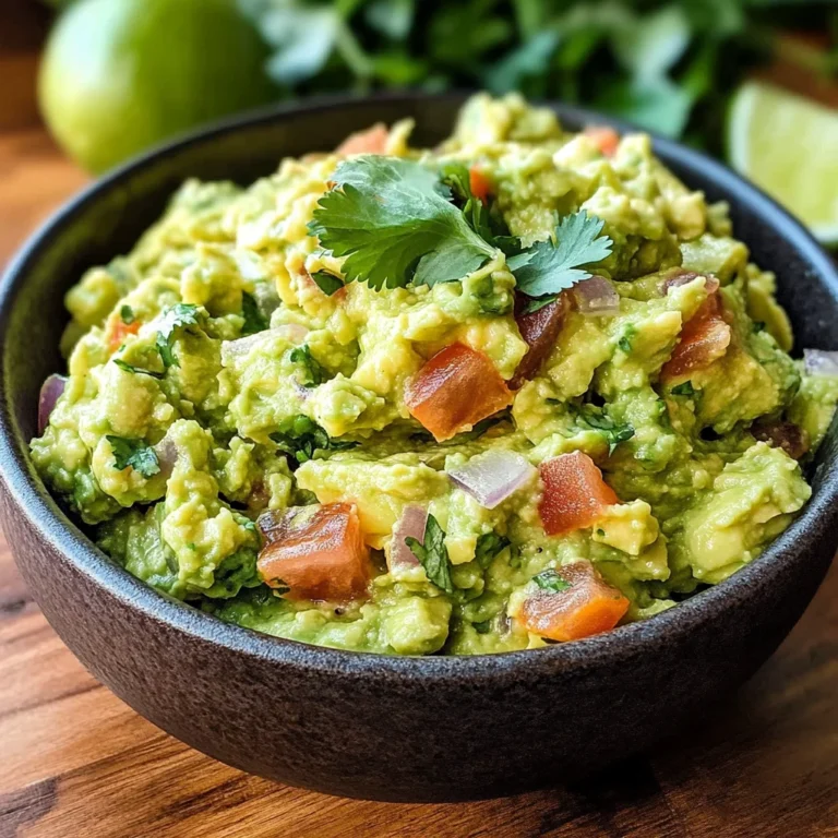 Authentic Guacamole Recipe
