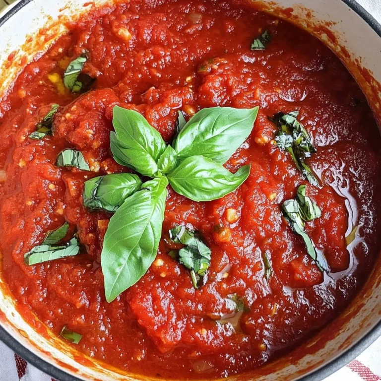 Best Italian Marinara Sauce Recipe