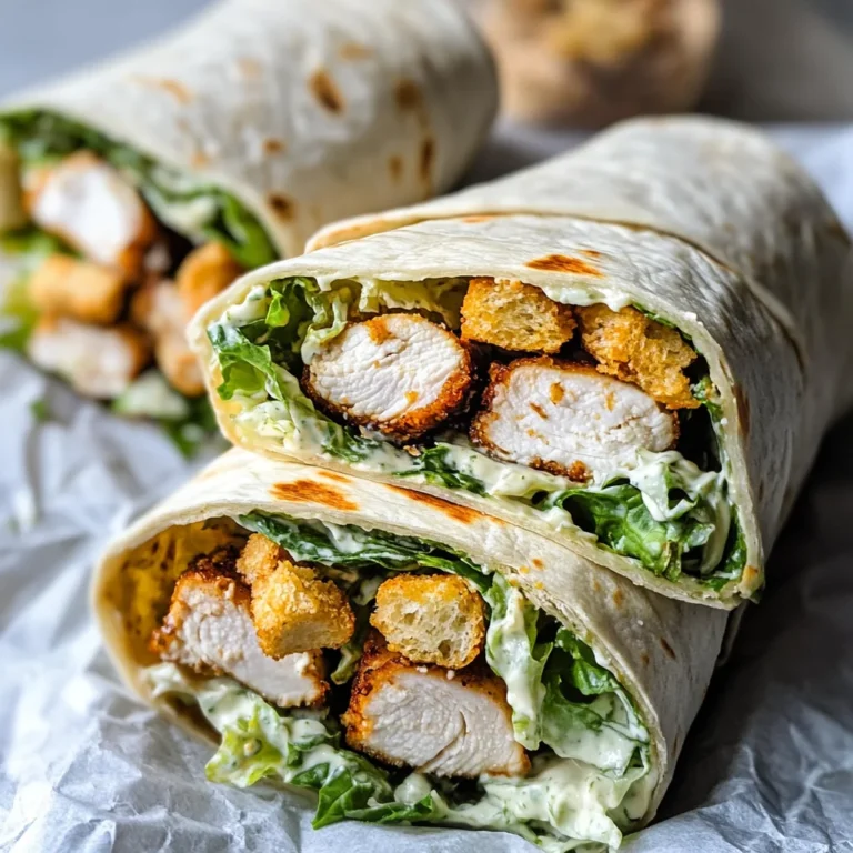 Chicken Caesar Wraps