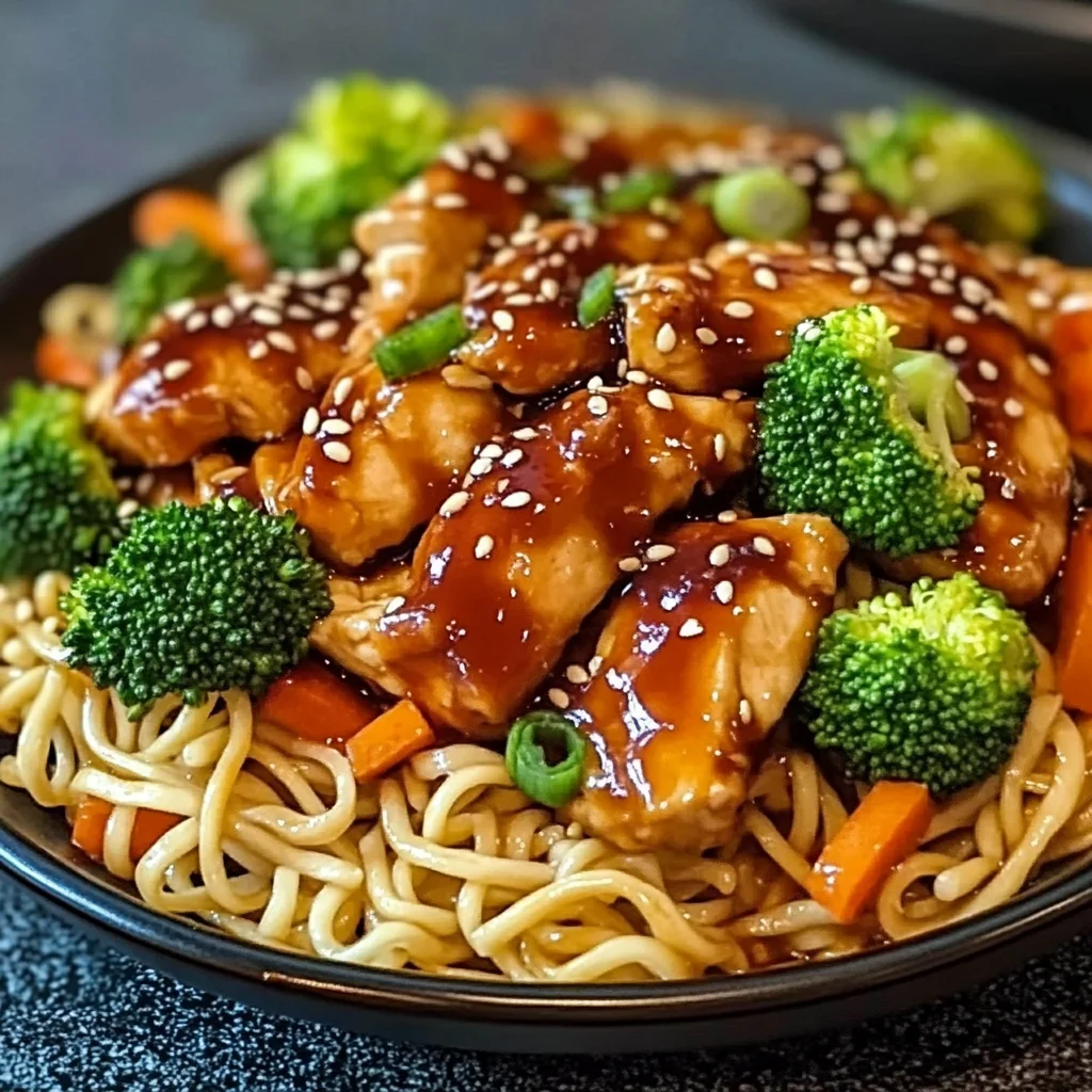 Chicken Teriyaki Noodles