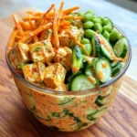 Creamy Asian Cucumber Salad Bowl Recipe