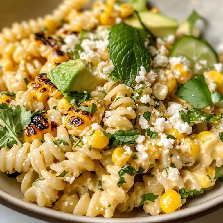 Creamy Street Corn Pasta Salad