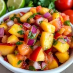 Easy Homemade Fresh Peach Salsa Recipe