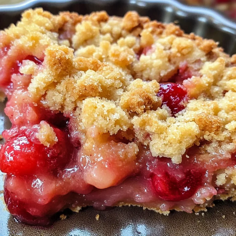 Easy Rhubarb Dessert Recipe with Jello