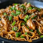 Garlic Chicken Lo Mein